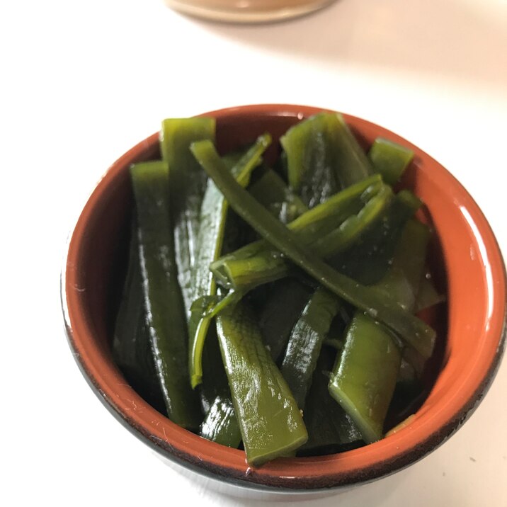 レンジで！茎わかめの煮物